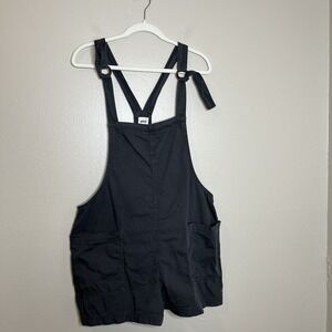 Women's Overalls Aerie Shorts L Relax Fit Dungarees Preppy Boho Preppy Classic